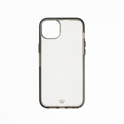 [07-100-011-0006-0222] Estuche transparente el rey symmetry apple iphone 14 plus color gris / transparente