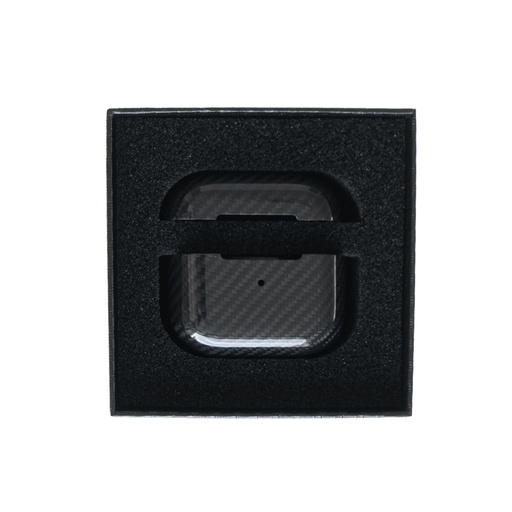 [07-116-011-0009-0077] estuche clasico el rey fibra carbon apple airpods gen 3 color fibra carbon negro