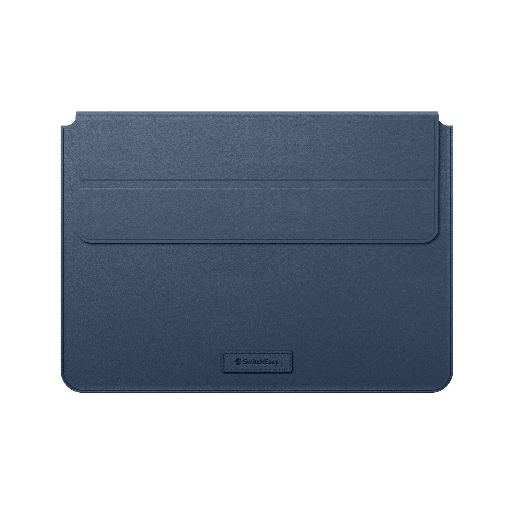 [07-120-036-0001-0026] estuche clasico switcheasy stand easy leather macbook sleeve apple macbook pro 15 ,  macbookpro 16 color azul oscuro