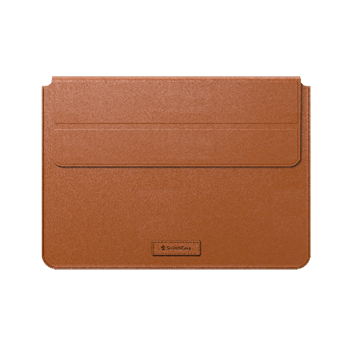 [07-120-036-0001-0052] estuche clasico switcheasy stand easy leather macbook sleeve apple macbook pro 15 ,  apple macbook pro 16 color cafe