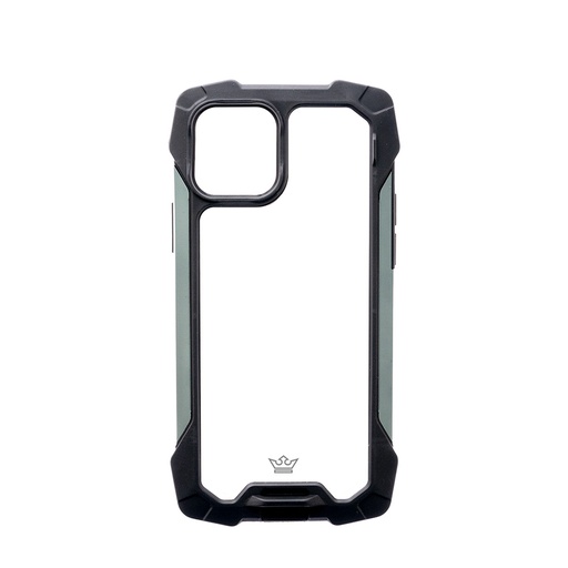 [07-129-011-0004-0171] estuche clasico el rey impact 10 metros de proteccion apple iphone 12 pro max color negro / gris