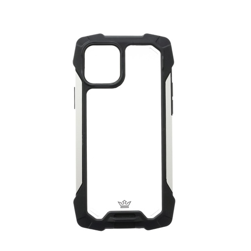 [07-129-011-0004-0176] estuche clasico el rey impact 10 metros de proteccion apple iphone 12 pro max color negro / plateado