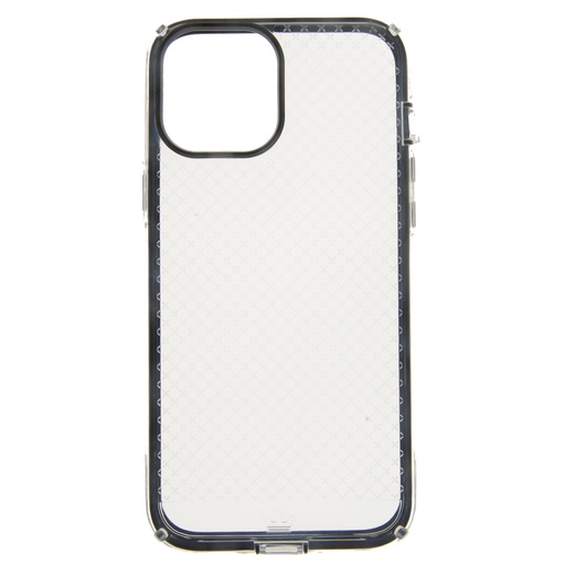 [07-031-011-0041-0226] Estuche el rey anigma caidas de 2 10 mts iphone 12 pro max 6.7 marco color transparente / negro
