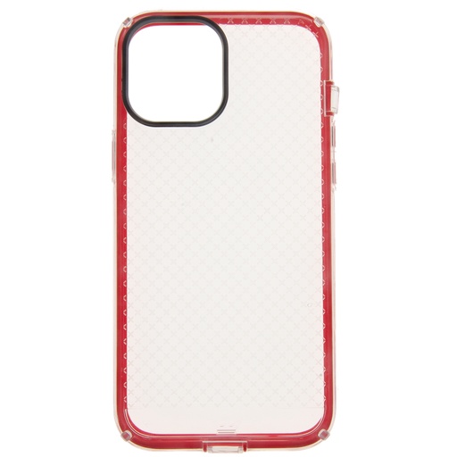 [07-031-011-0041-0227] Estuche el rey anigma caidas de 2 10 mts iphone 12 pro max 6.7 marco color transparente / rojo