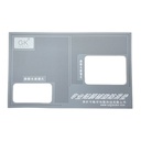 Herramienta generico pad repuestopara instalacion de protector de pantallas color gris
