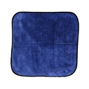 OTROS Blue / Black 16 x 16 Microfiber Towel