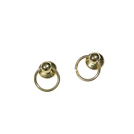 [01-050-011-0003-0180] Accesorio el rey holder argolla para funda de 10 mm color dorado