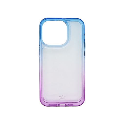 [07-132-011-0037-0262] Estuche clasico el rey degrade apple iphone 14 pro color azul / morado