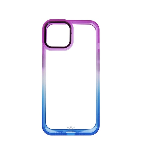 [07-132-011-0021-0136] Estuche clasico el rey degrade apple iphone 14 plus color morado / azul