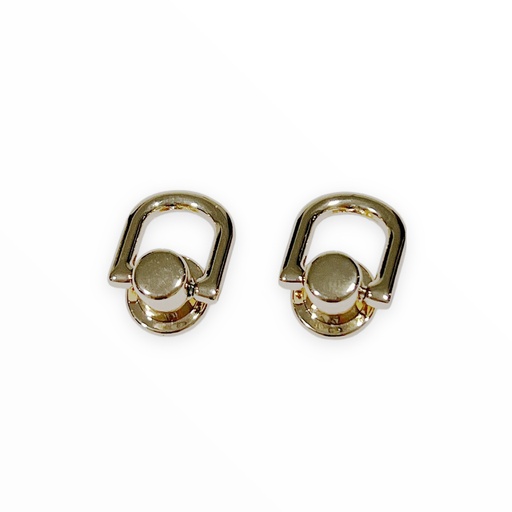 [01-050-011-0004-0180] Accesorio el rey holder argolla para funda de 15 mm color dorado