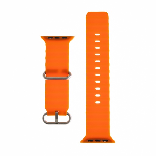 [01-081-011-0019-0149] Accesorio el rey pulsera silicon ocean 38 / 40 / 41 mm naranja