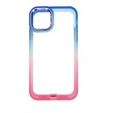 estuches clasico el rey degrade apple iphone 14 color rosado / azul marino