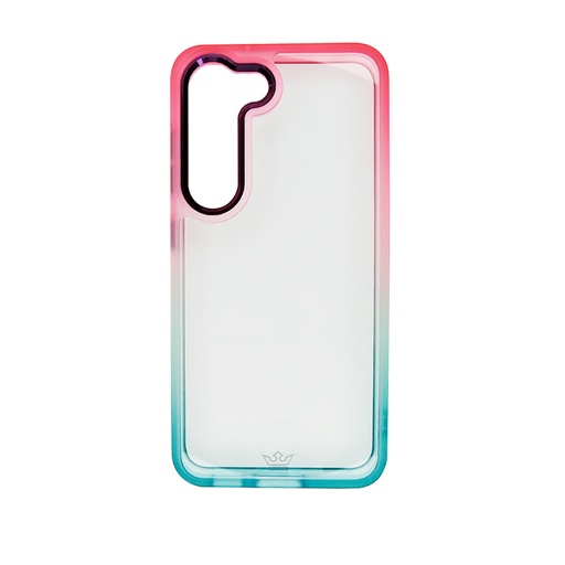 [07-132-011-0119-0083] estuche clasico el rey degrade samsung s23 color rosado / turquesa
