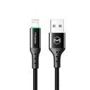 Ca-8063 auto power off fast charge usb a lightning cable 1.8m largo negro