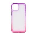 estuche clasico el rey degrade apple iphone 14 color morado / rosado