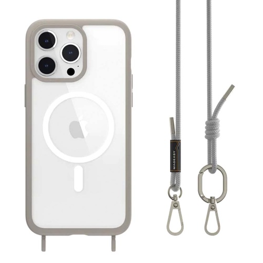 [07-139-036-0004-0088] Estuche Switcheasy Roam Iphone 15 Pro M + Strap Color Gris