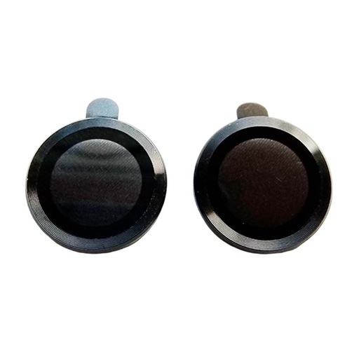 [01-119-011-0076-0157] Accesorio el rey vidrio templado camara iphone 15 metal color negro