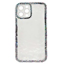 Estuche el rey marco iphone 13 pro max diamantes color transparente