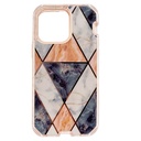 Estuche el rey marble iphone 13 pro max defender color naranja