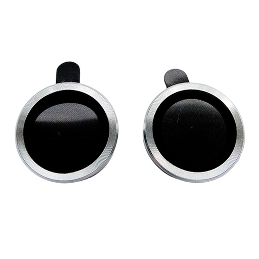 [01-119-011-0075-0187] Accesorio el rey vidrio templado camara iphone 15 metal color plateado