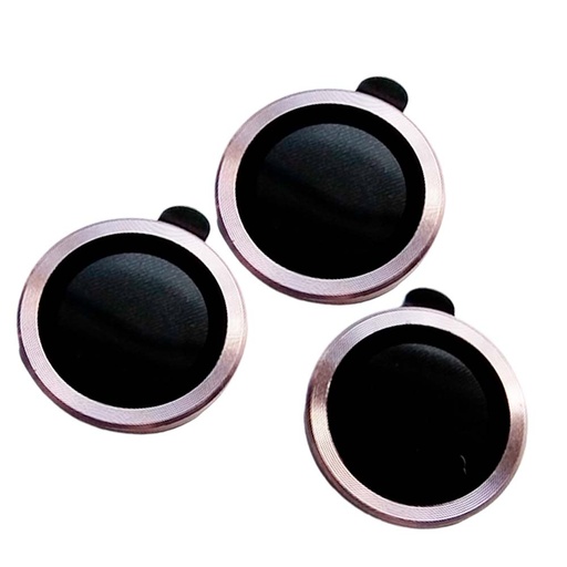 [01-119-011-0035-0198] Accesorio el rey vidrio templado camara iphone 15 pro metal color rosado