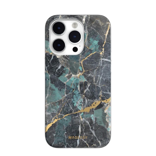[07-126-036-0059-0284] Estuche switcheasy marble iphone 14 pro max emerald blue color multicolor