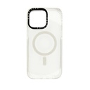 Estuche casetify magsafe iphone 14 pro color blanco