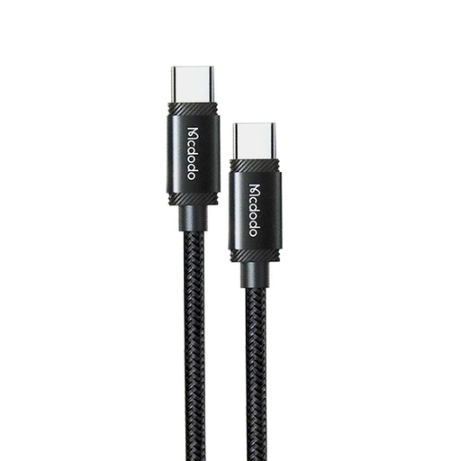 [05-106-024-0003-0157] Cable mcdodo ca-3681  soporta 240w de carga a alta velocidades tipo c a tipo c color negro