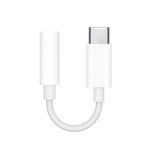 [01-002-003-0002-0041] Accesorio apple adaptador usb-c a 3.5mm audio para linea iphone 15 series color blanco
