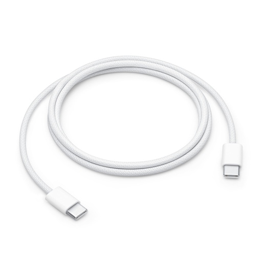 [05-106-003-0001-0041] Cable apple tipo c trenzando 60w 1 metro largo color blanco