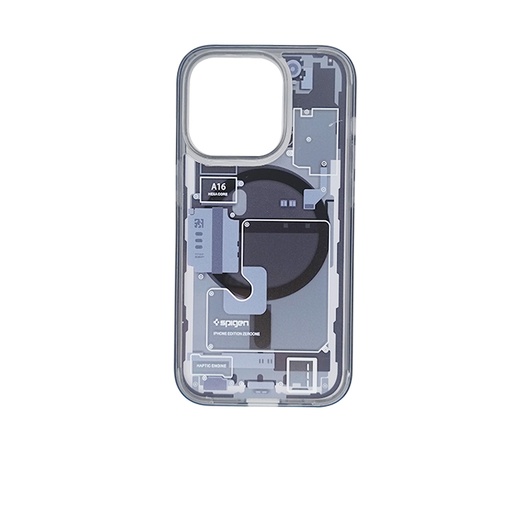 [07-049-035-0054-0157] Estuche spigen hybrid iphone 14 pro ultra zero one con magsafe color negro