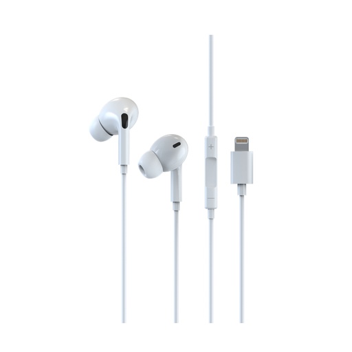 [03-058-057-0001-0041] Audifonos devia lightning smart series stereo  earphone con cable (em032) color blanco