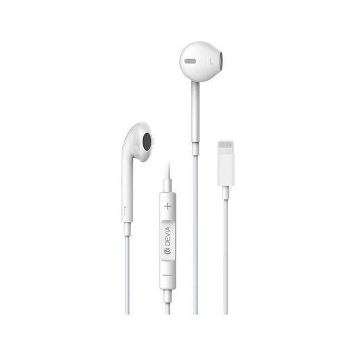 [03-058-057-0002-0041] Audifonos devia lightning star series earbuds lightning earphone (em026) color blanco