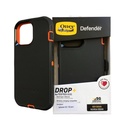Estuche otterbox defender iphone 12 |  iphone 12 pro color negro/naranja