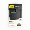 Estuche otterbox defender con clip color negro / gris modelo  iphone 15 pro