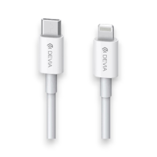 [05-058-057-0002-0041] Cable devia lightning smart series pd tipo c a lightning (3a,2m) color blanco