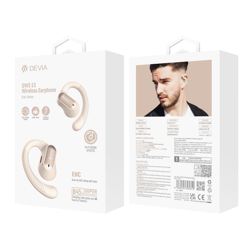 [03-054-057-0003-0039] Audifonos devia inalambrico star series ows e3 (em055) color beige
