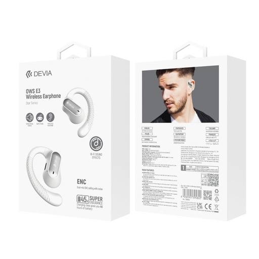 [03-054-057-0002-0041] Audifonos devia inalambrico star series ows e3 (em055) color blanco