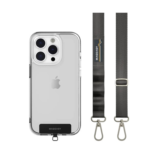 [01-128-036-0008-0088] Accesorio switcheasy strap 20 mm para cualquier celular color gris