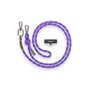 Accesorio switcheasy strap 8.3 mm para cualquier celular ( purple/green ) color morado