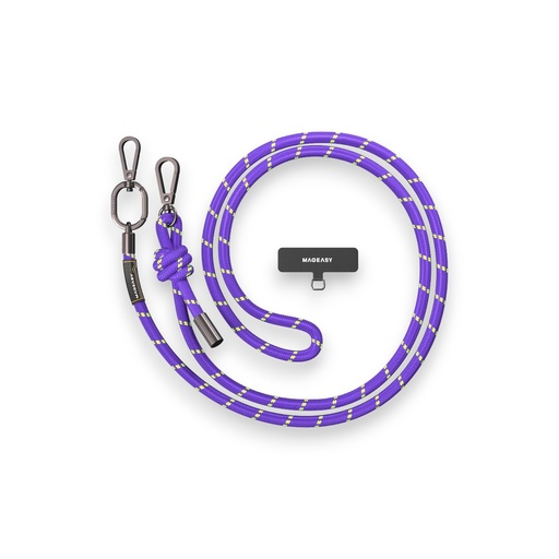 [01-128-036-0020-0134] Accesorio switcheasy strap 8.3 mm para cualquier celular ( purple/green ) color morado