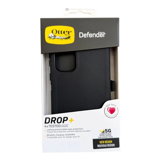 [07-024-028-0008-0157] Estuche otterbox defender con clip color negro modelo  samsung a51