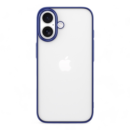 [07-144-057-0004-0012] Estuche devia skin iphone 16 glimmer series case(pc) color azul