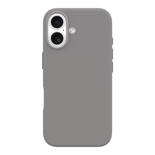 [07-144-057-0019-0092] Estuche devia skin iphone 16 plus nature series silicone magnetic case color gris oscuro