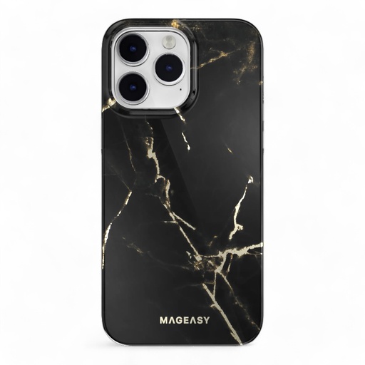 [07-126-036-0068-0157] Estuche switcheasy marble m iphone 14 pro pearl black color negro