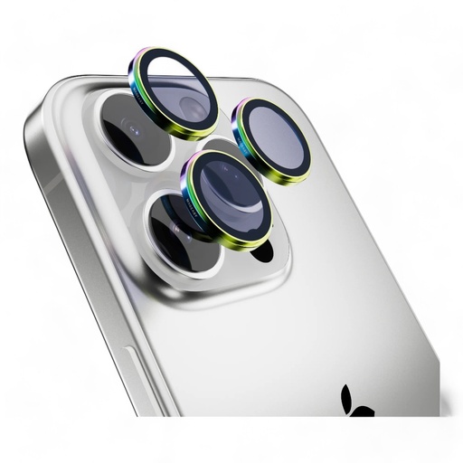 [01-119-036-0015-0284] Accesorio switcheasy vidrio templado camara iphone 16 pro max protectores de lente titanium iridescent color multicolor