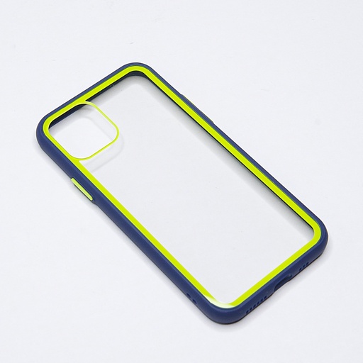 [07-031-011-0036-0217] Estuche el rey iphone 11 pro con marco color transparente / azul
