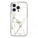 Estuche switcheasy marble iphone 14 pro max champagne white color blanco
