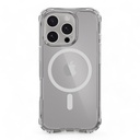 Estuche mageasy atom iphone 16 pro max atoms m shockproof protective clear case transparent color transparente