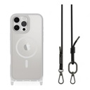 Estuche mageasy roam iphone 16 pro max roam m shockproof protective case with lanyard color plateado